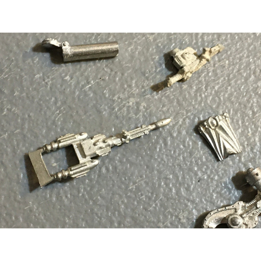 A32546 UNKNOWN MINIATURES ALL METAL BITS & INCOMPLETE LOT SCI-FI FUTURISTIC