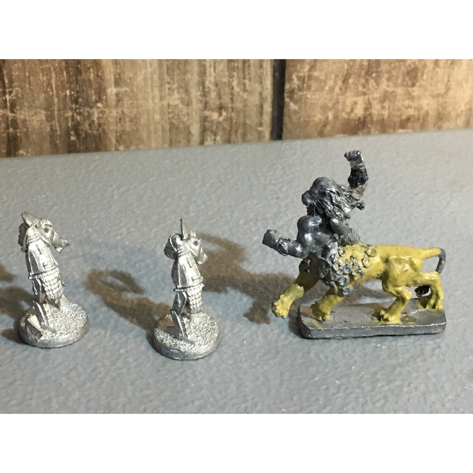 A29777 RAL PARTHA METAL LOT LION CENTAUR & INCOMPLETE AUTOMATON 2 PK FANTASY