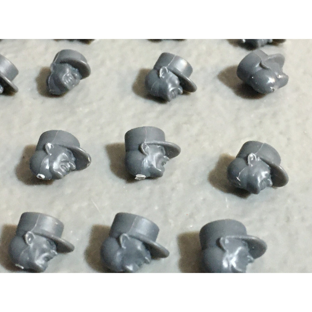 A23031 WARGAMES ATLANTIC HEADS GROGNARD KEPI 23 CT 28MM MINIATURES BITS LOT