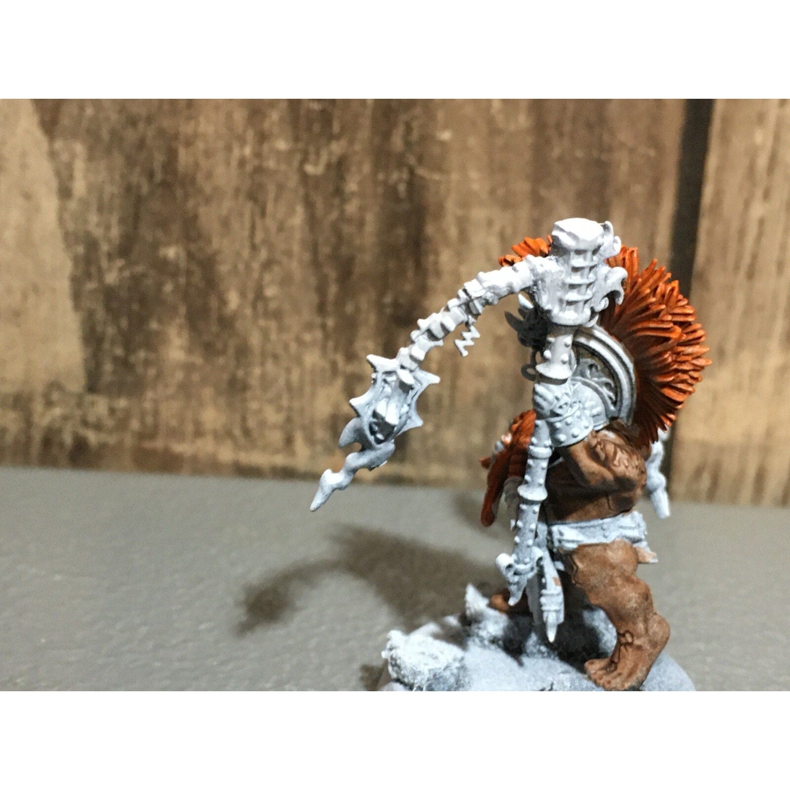 A20168 WARHAMMER FANTASY AOS FYRESLAYERS BATTLESMITH PRIMED CUSTOM NO BANNER