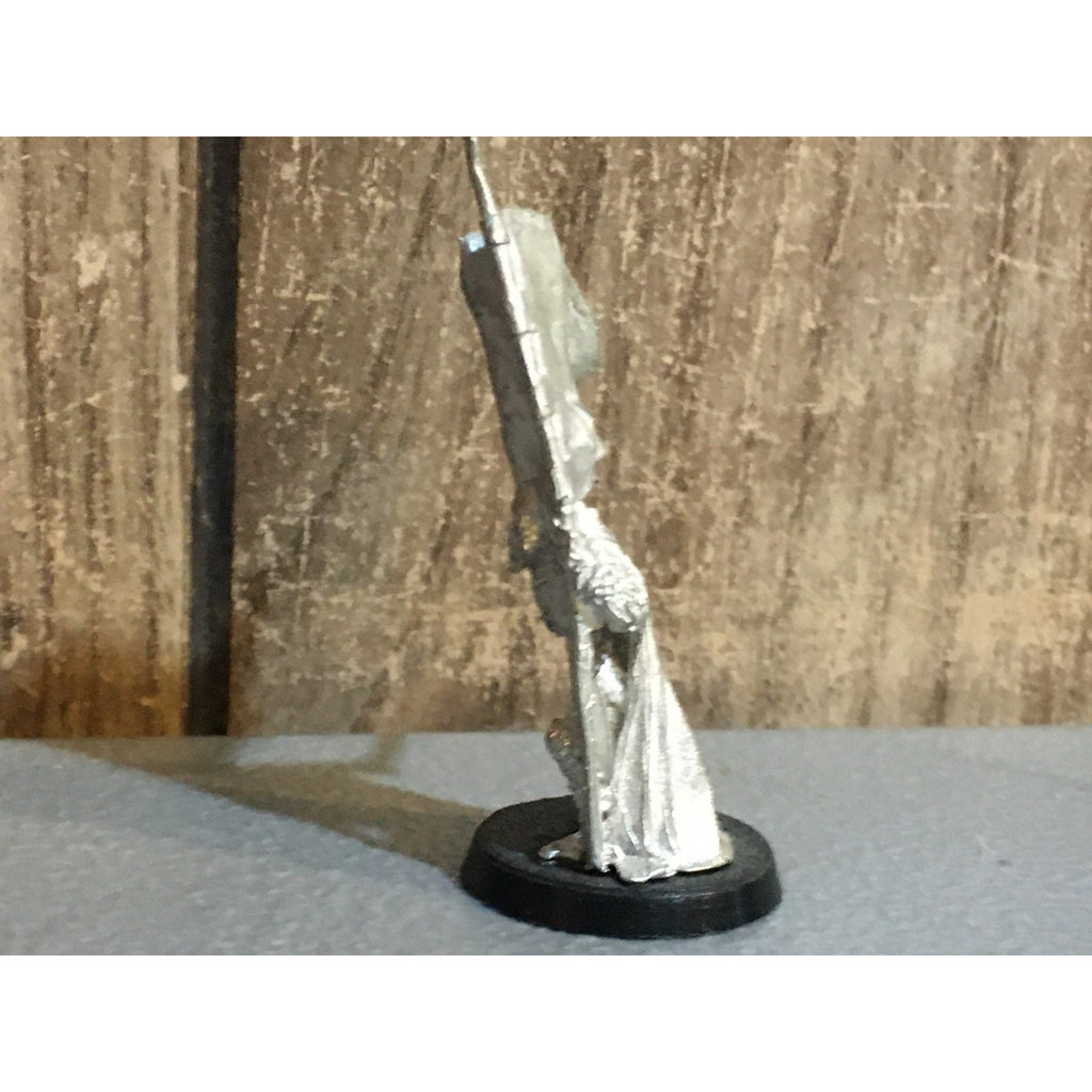 A30092 LOTR LORD OF THE RINGS GAMES WORKSHOP METAL ROHAN GAMLING BANNER GUARD