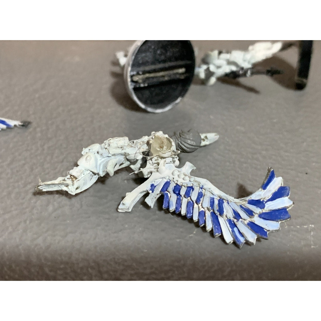 A16741 WARHAMMER 40K ELDAR CRAFTWORLDS METAL SWOOPING HAWKS 3 PACK INCOMPLETE
