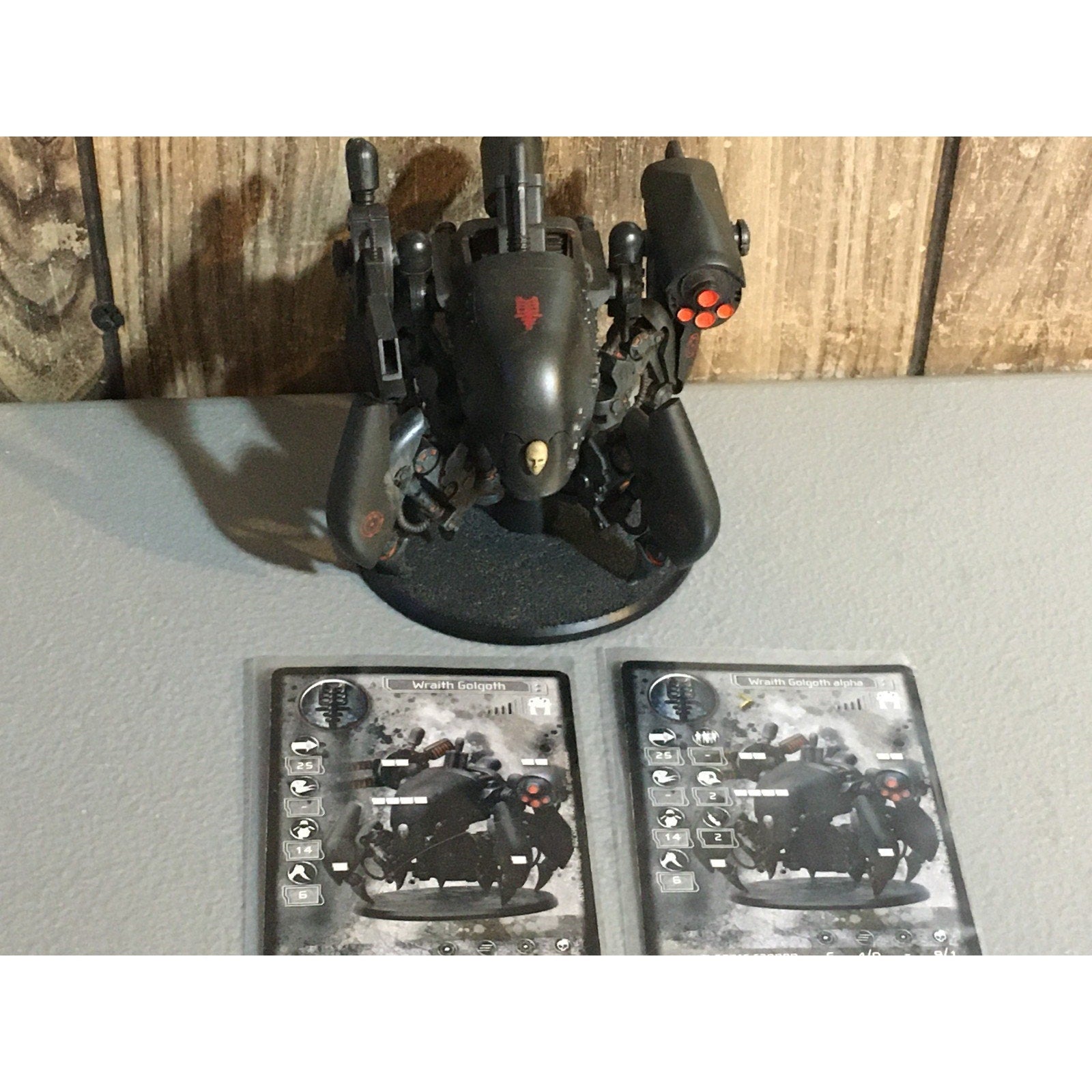 A33504 RACKHAM AT-43 THERIAN WRAITH GOLGOTH MINIATURE W CARDS