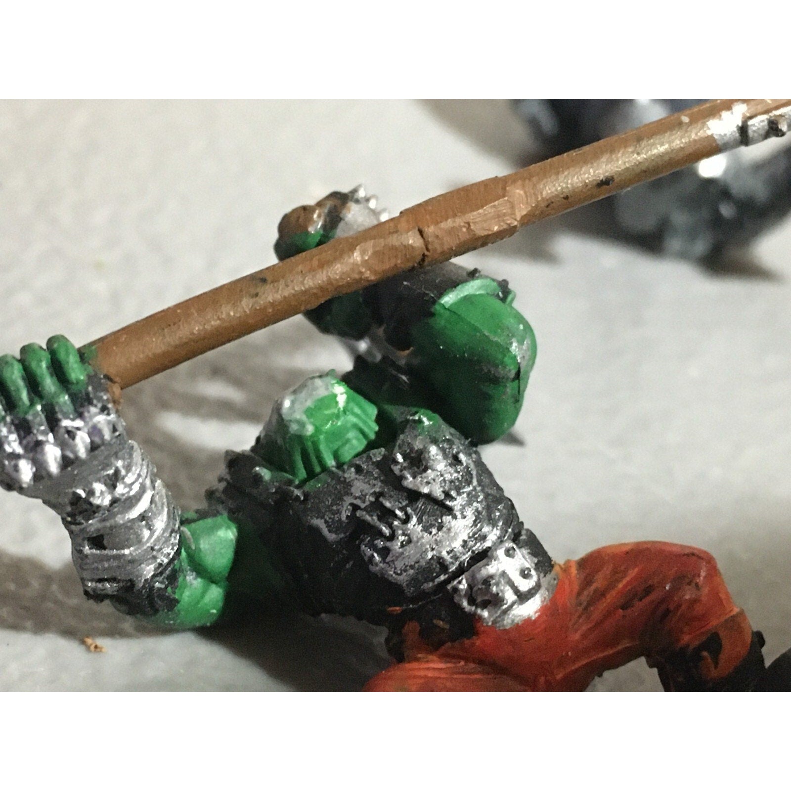 A22142 WARHAMMER FANTASY ORCS & GOBLINS BOAR CHARIOT CREW LOT SOME INCOMPLETE GW