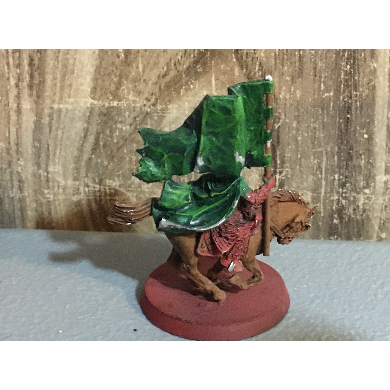 A30091 LOTR LORD OF THE RINGS GAMES WORKSHOP METAL ROHAN GAMLING W ROYAL BANNER