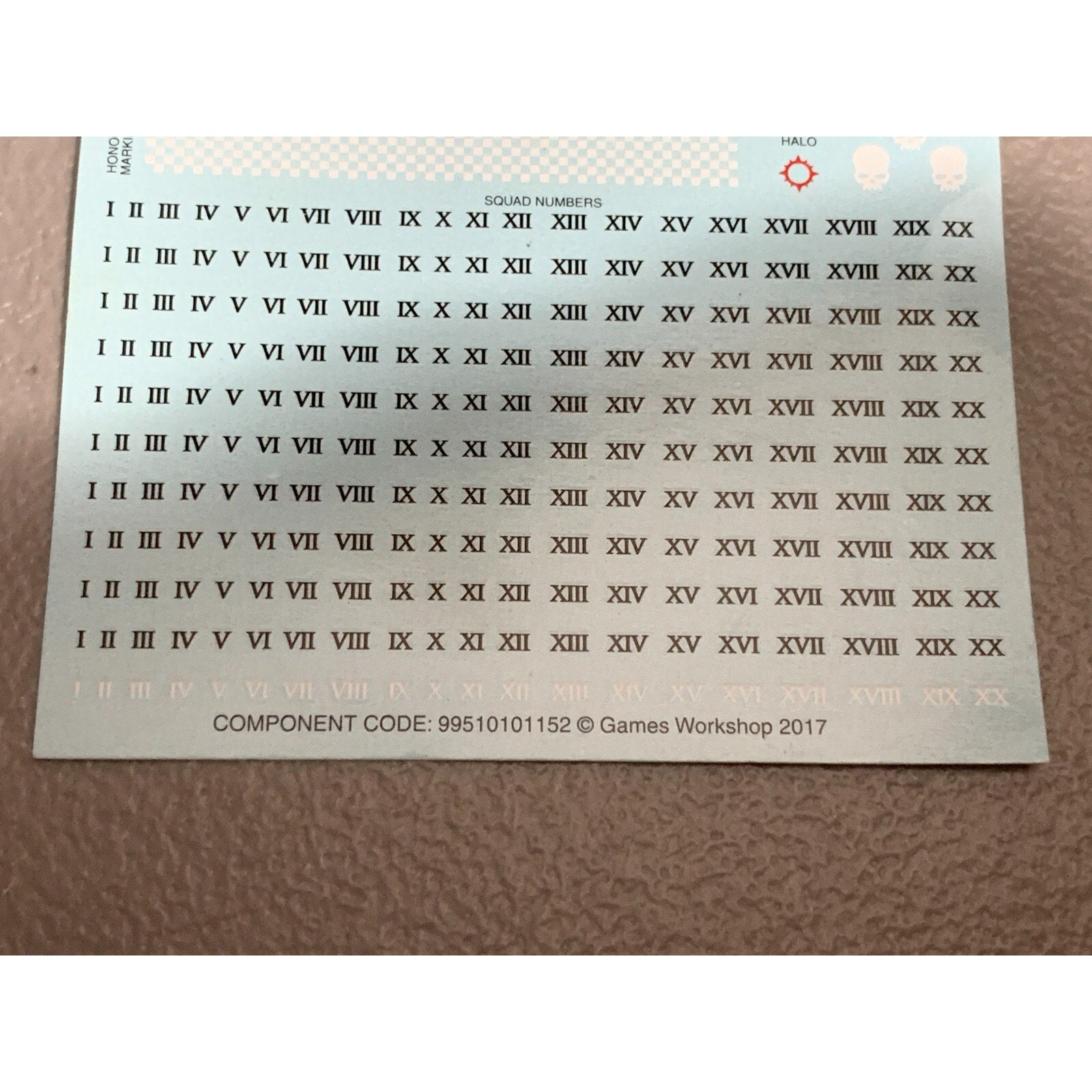 BAGF TRANSFERS ULTRAMARINES TRANSFER SHEET 2 PACK WARHAMMER 40K