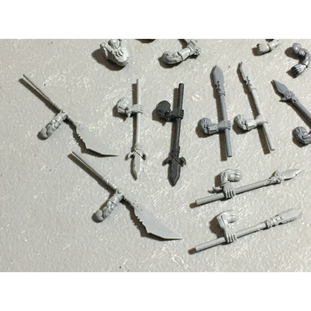 A22614 WARHAMMER FANTASY ORCS & GOBLINS BITS LOT ORC MIXED GAMES WORKSHOP GW