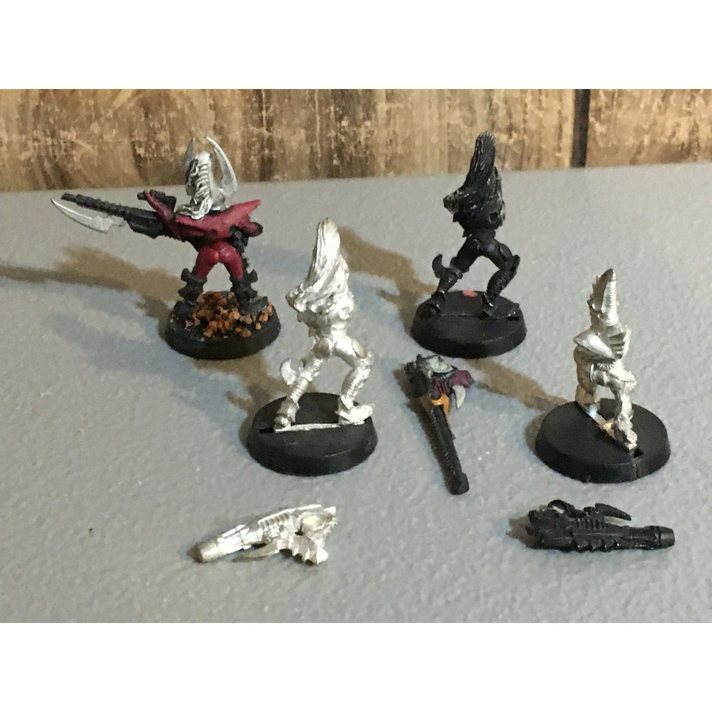 A33744 WARHAMMER 40K DARK ELDAR DRUKHARI METAL KABALITE WARRIOR HEAVY WEAPON 4PK