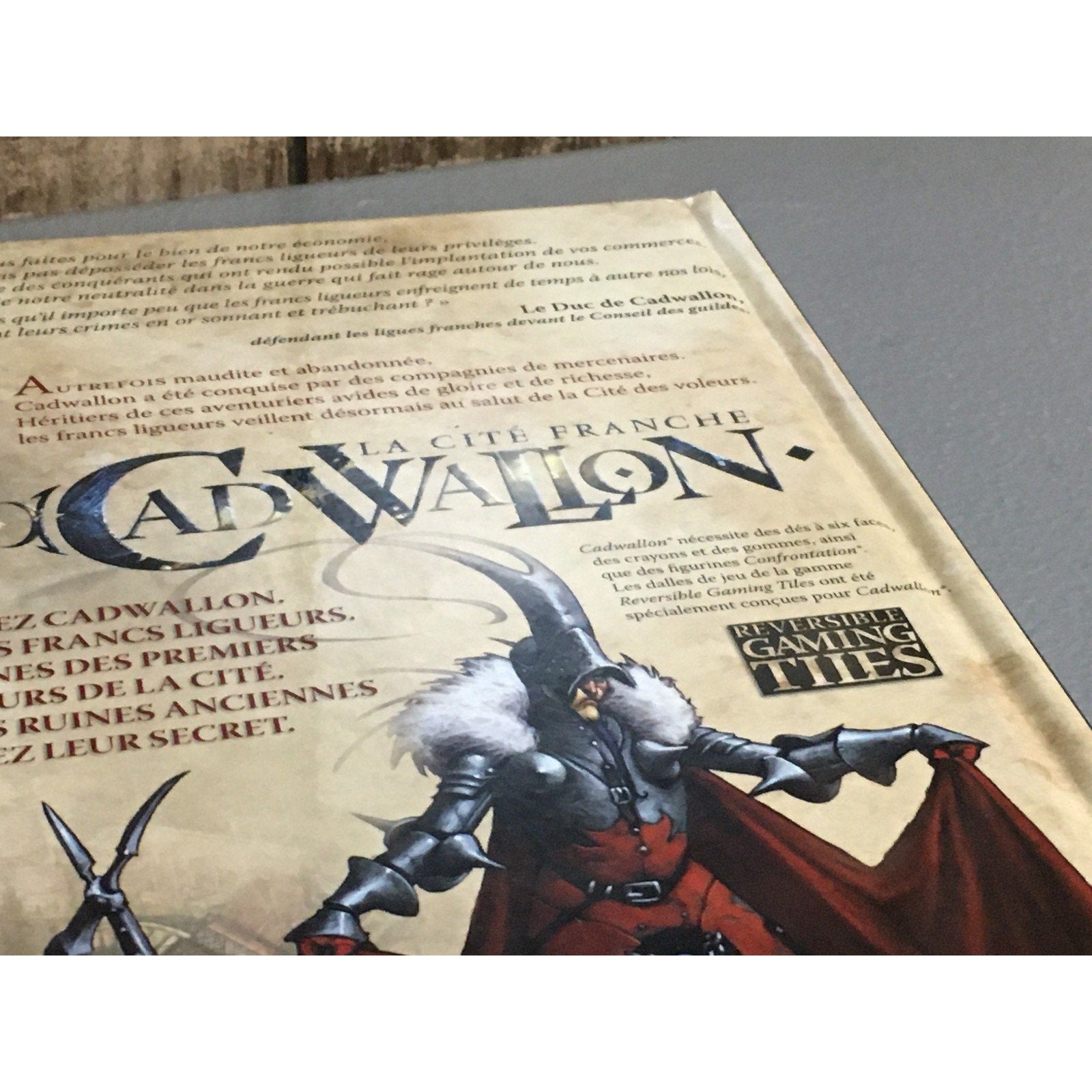 BOOK USED RACKHAM CONFRONTATION CADWALLON THE FREE CITY RULEBOOK FRENCH HARDBACK