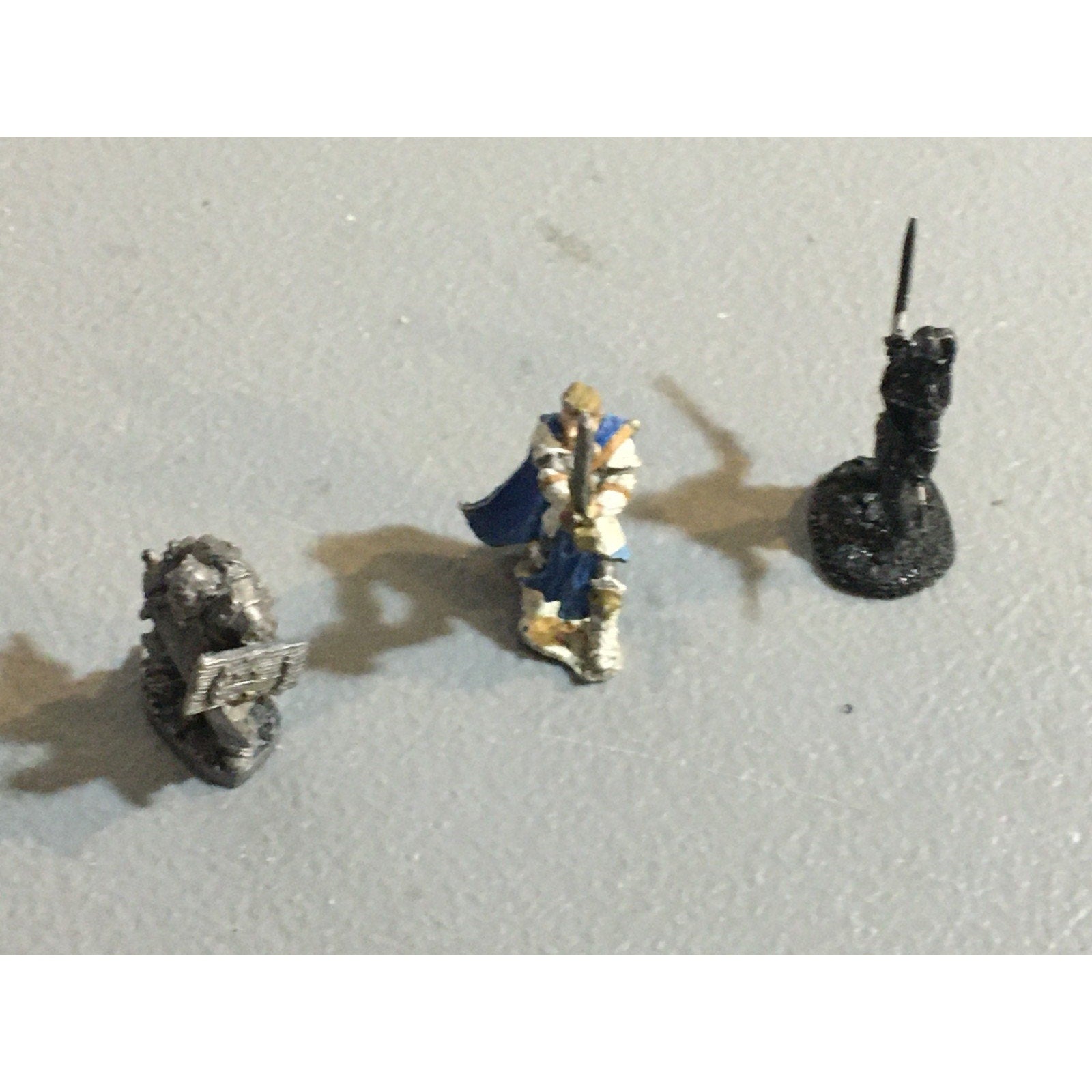 A29789 METAL MINIATURES LOT RMI UNKOWN ORC WARRIOR HUMAN KNIGHT ELF RANGER