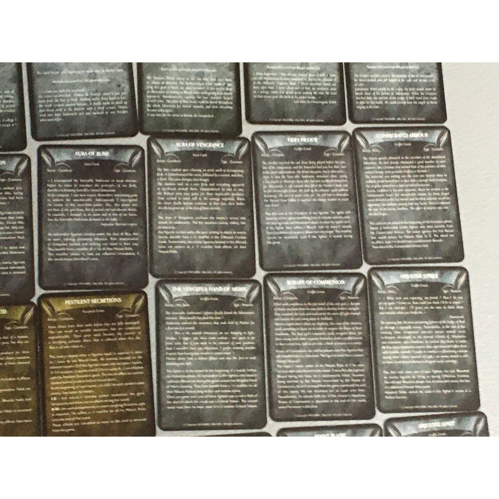 A32712 RACKHAM CONFRONTATION 104 COUNT CARDS LOT TABLETOP