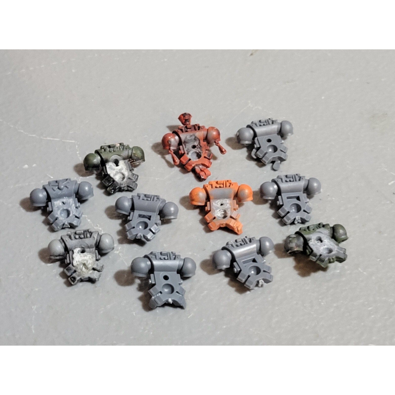 A19067 WARHAMMER 40K SPACE MARINES BLOOD ANGELS BACKPACK 11 PK BITS LOT