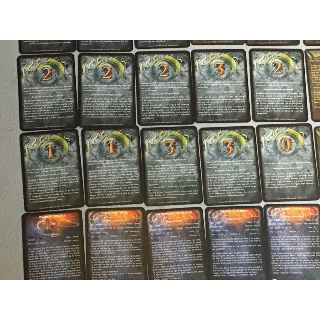 A32712 RACKHAM CONFRONTATION 104 COUNT CARDS LOT TABLETOP