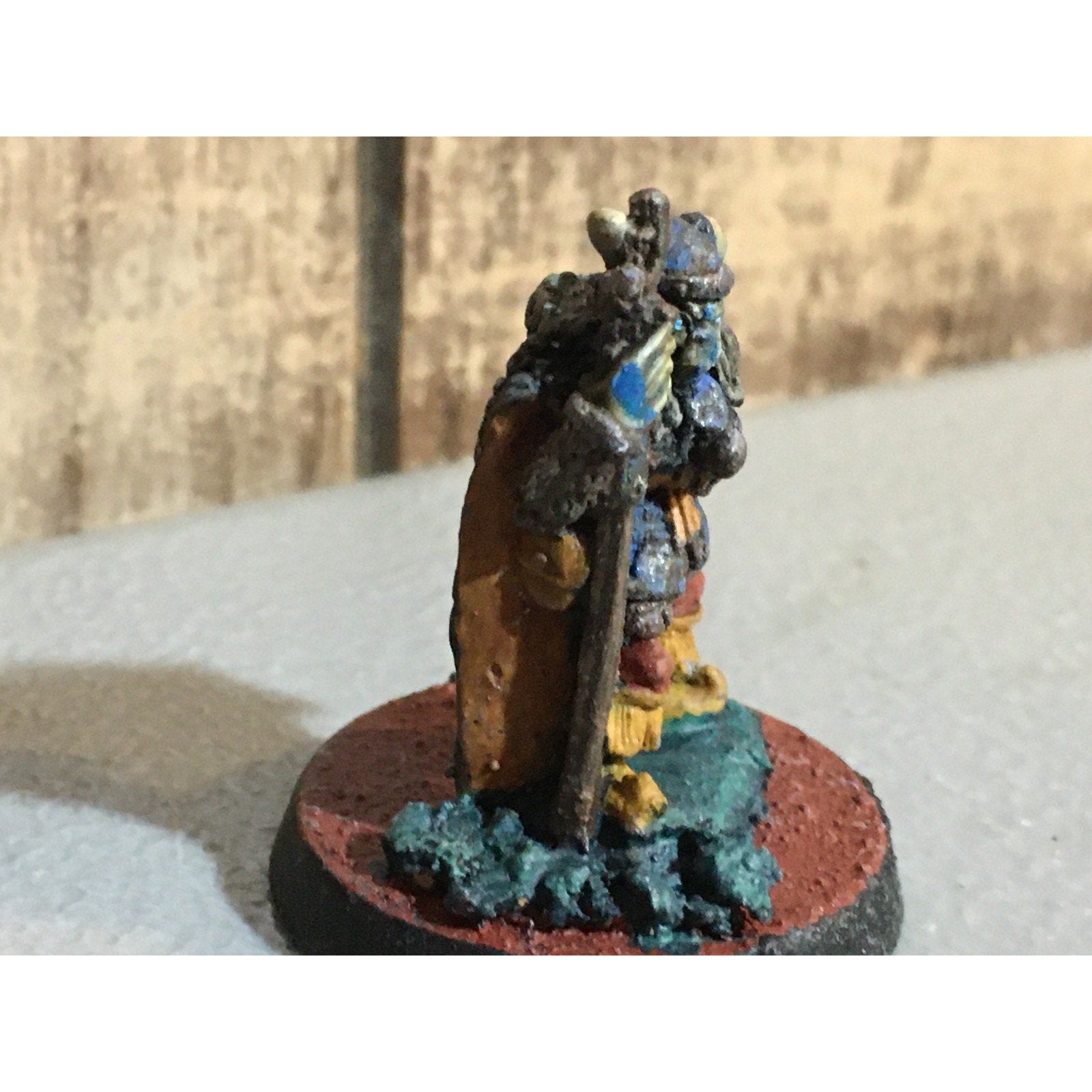 A32472 WARHAMMER FANTASY CITADEL VINTAGE HOBGOBLIN SPINETOE METAL PAINT BASE