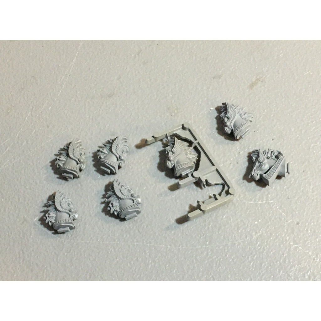 A24512 WARHAMMER FANTASY HIGH ELVES HORSE HEADS BITS LOT 7 PK GAMES WORKSHOP GW