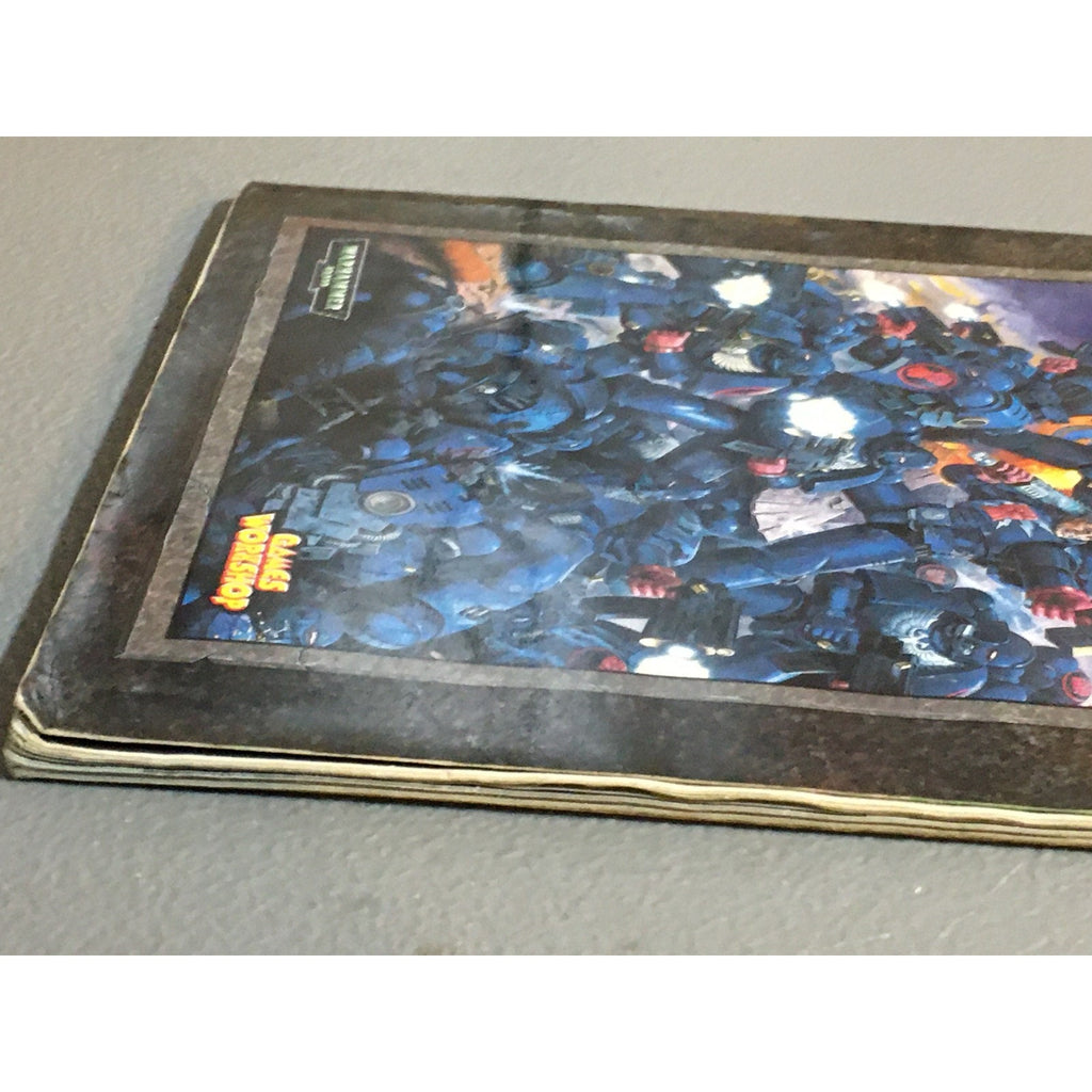 BOOK GAMES WORKSHOP WARHAMMER 40K 1998 CODEX SPACE MARINES SB USED PLAYED