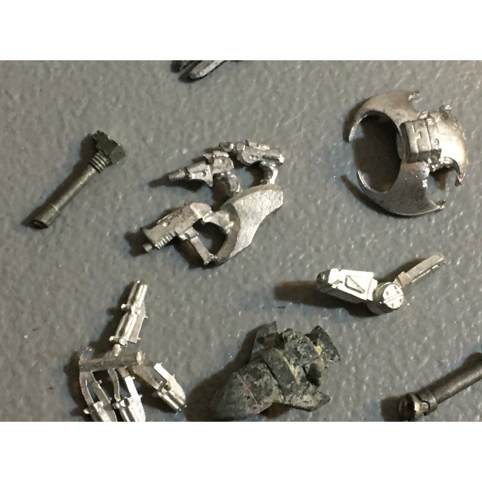 A32546 UNKNOWN MINIATURES ALL METAL BITS & INCOMPLETE LOT SCI-FI FUTURISTIC