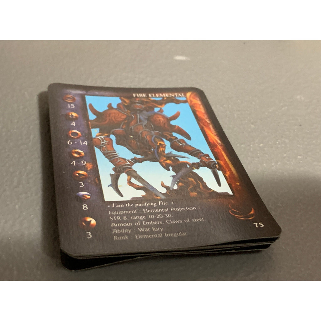 A6384 RACKHAM CONFRONTATION METAL OOP FIRE ELEMENTAL