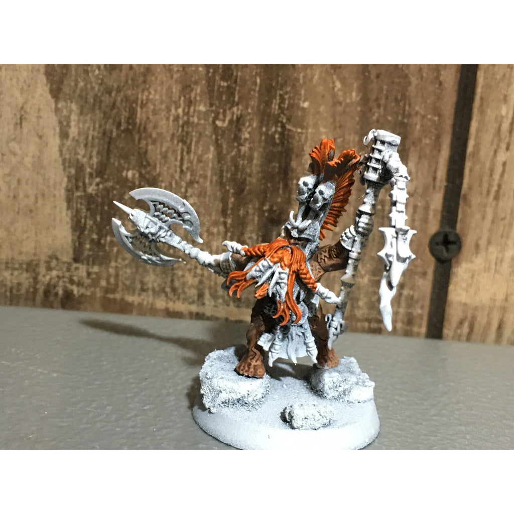 A20168 WARHAMMER FANTASY AOS FYRESLAYERS BATTLESMITH PRIMED CUSTOM NO BANNER