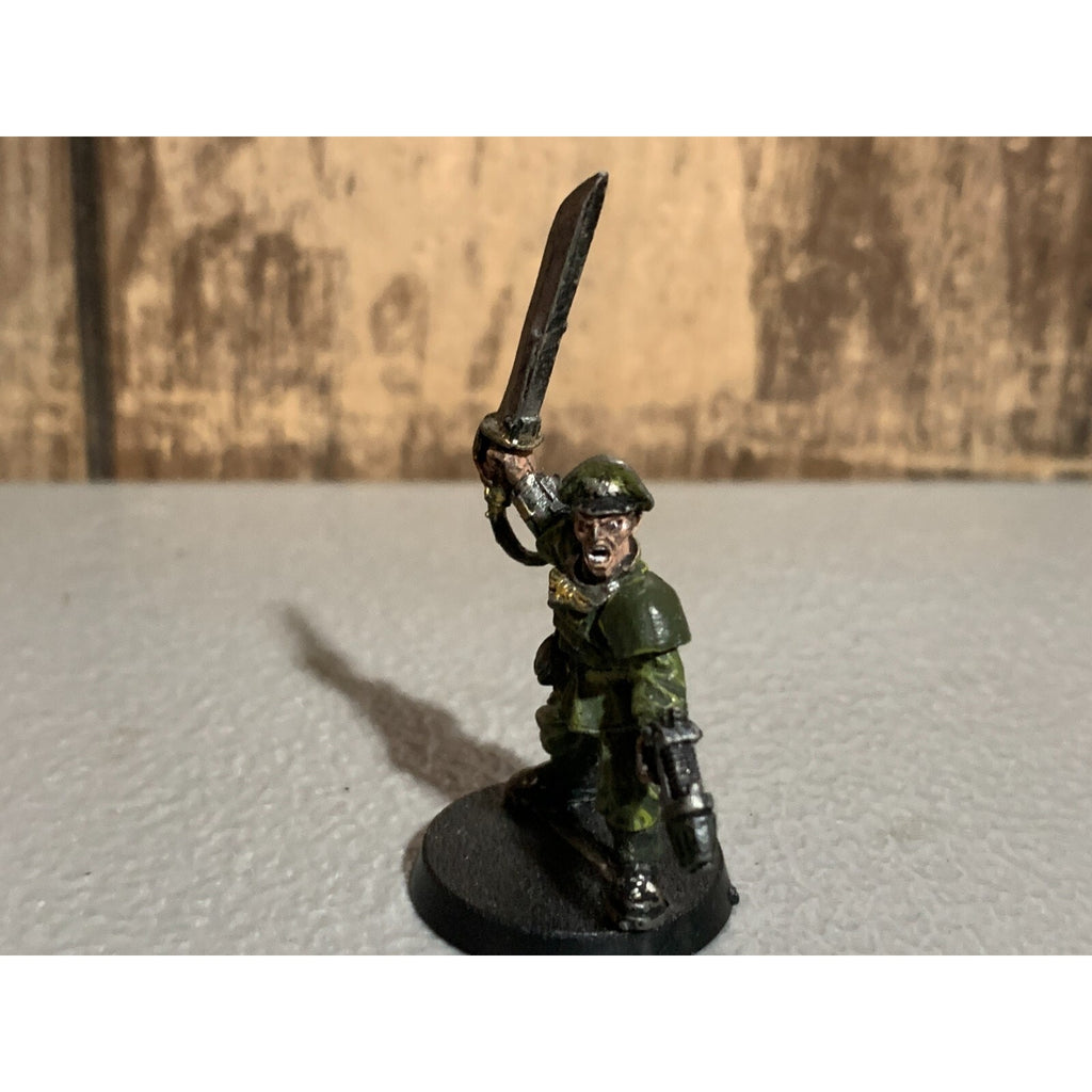 A17311 WARHAMMER 40K ASTRA IG GUARD METAL CADIAN OFFICER SERGEANT POWER SWORD GW