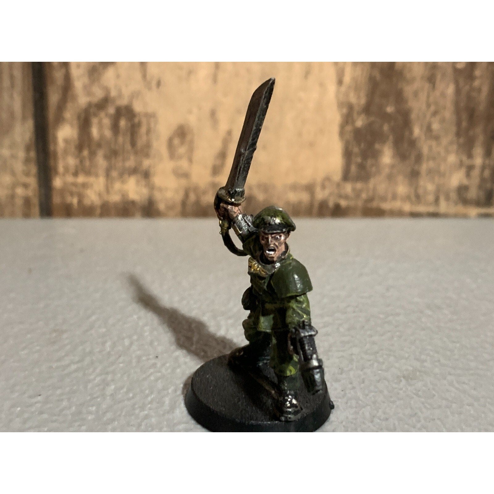 A17311 WARHAMMER 40K ASTRA IG GUARD METAL CADIAN OFFICER SERGEANT POWER SWORD GW