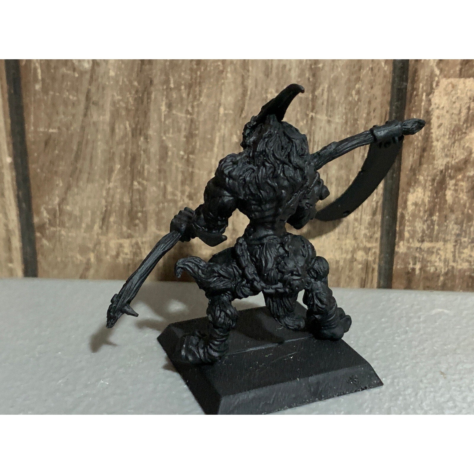 A16413 RACKHAM CONFRONTATION METAL OOP WOLFEN ZOMBIE W CARD