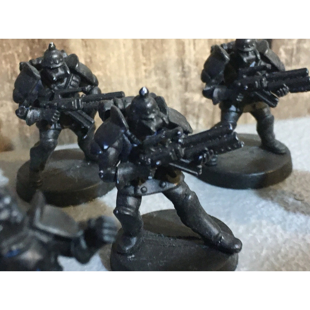 A30059 UNKNOWN TABLE TOP SCI-FI POWER ARMOR SOLDIERS 10 PK WAR GAMES