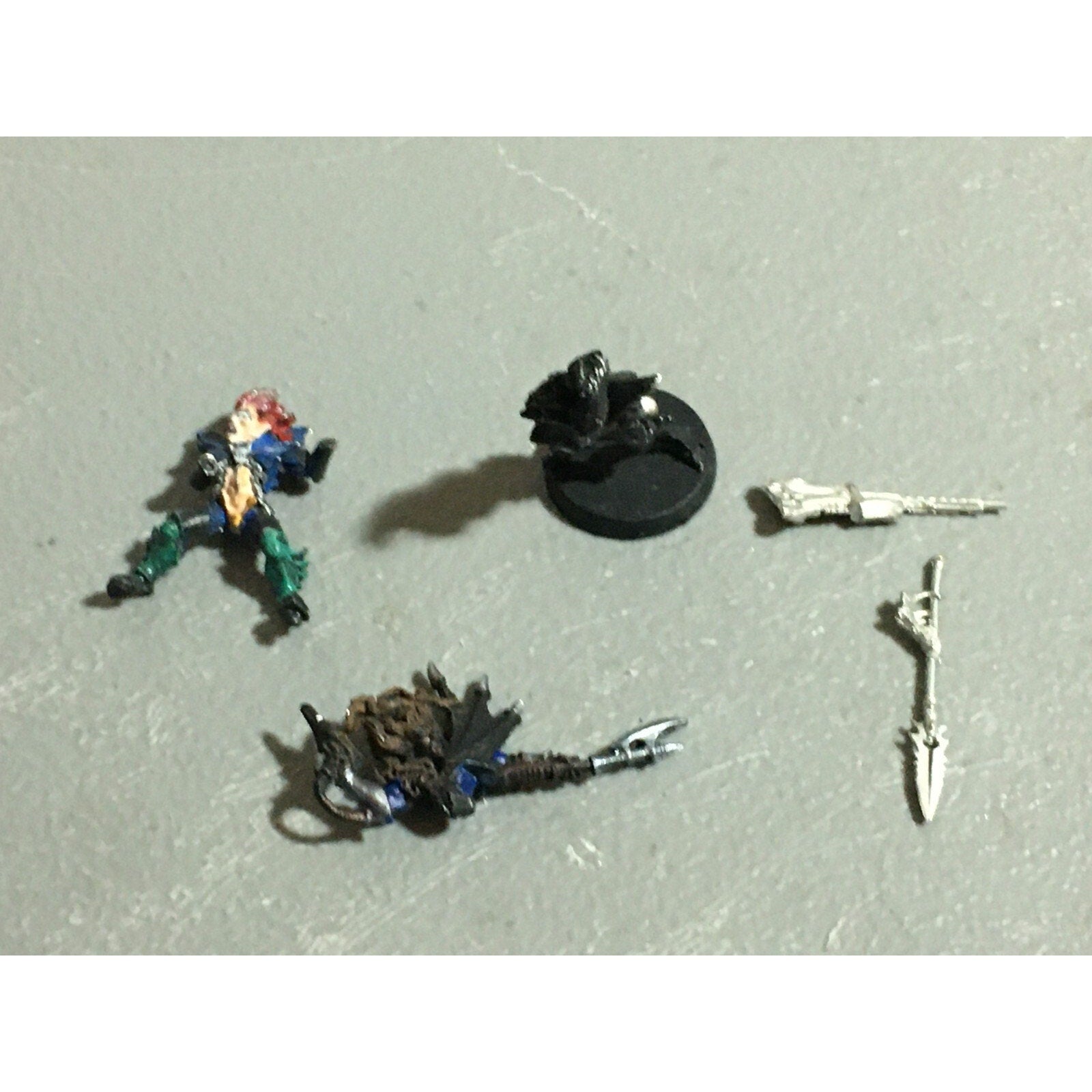 A22397 WARHAMMER 40K DARK ELDAR DRUKHARI METAL BITS & INCOMPLETE LOT GW