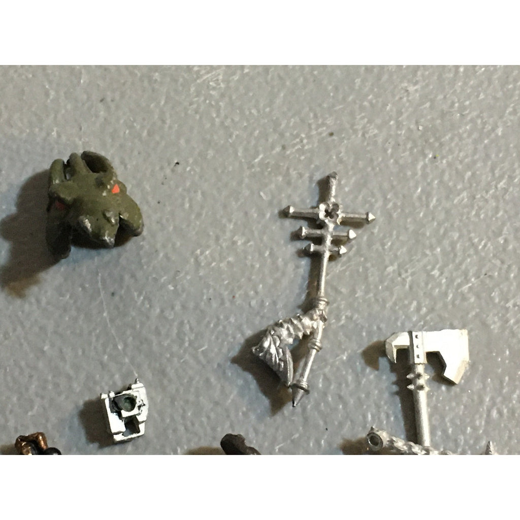 A32545 UNKNOWN MINIATURES ALL METAL BITS & INCOMPLETE LOT FANTASY