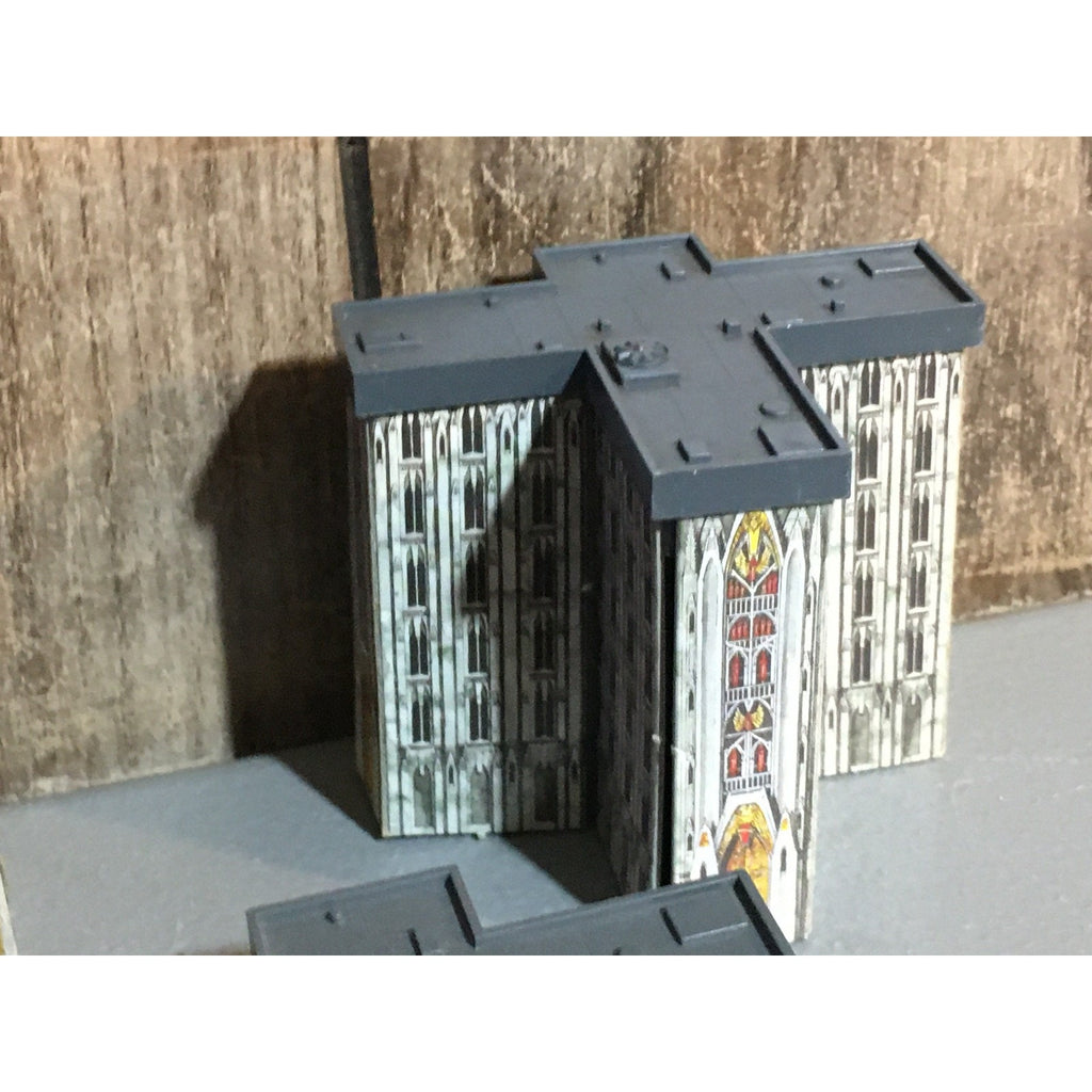 A31673 WARHAMMER EPIC 40K TERRAIN BUILDINGS PLASTIC & CARDSTOCK 6 PK