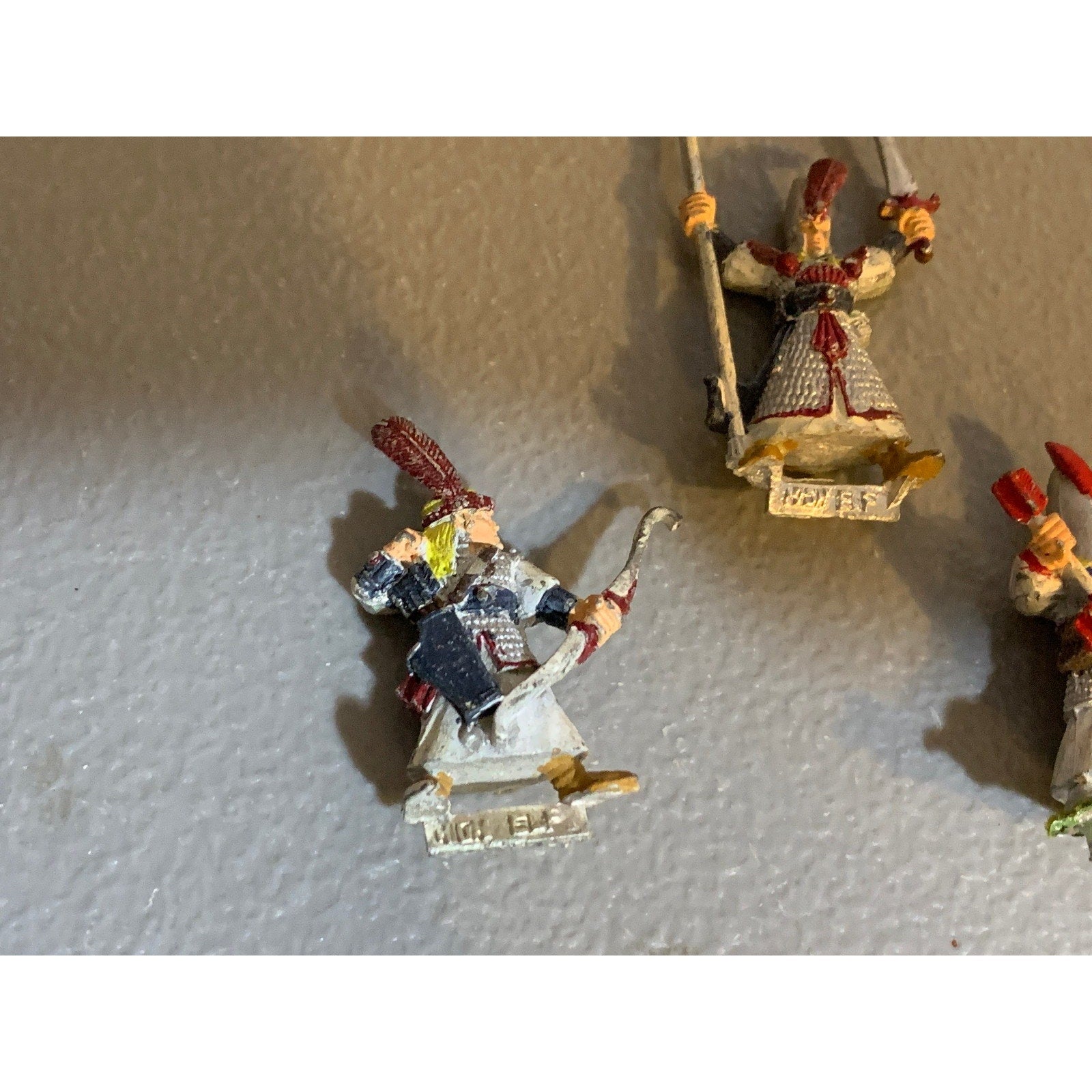 A31231 WARHAMMER MARAUDER FANTASY AOS METAL HIGH ELF ALL METAL LOT STANDARD