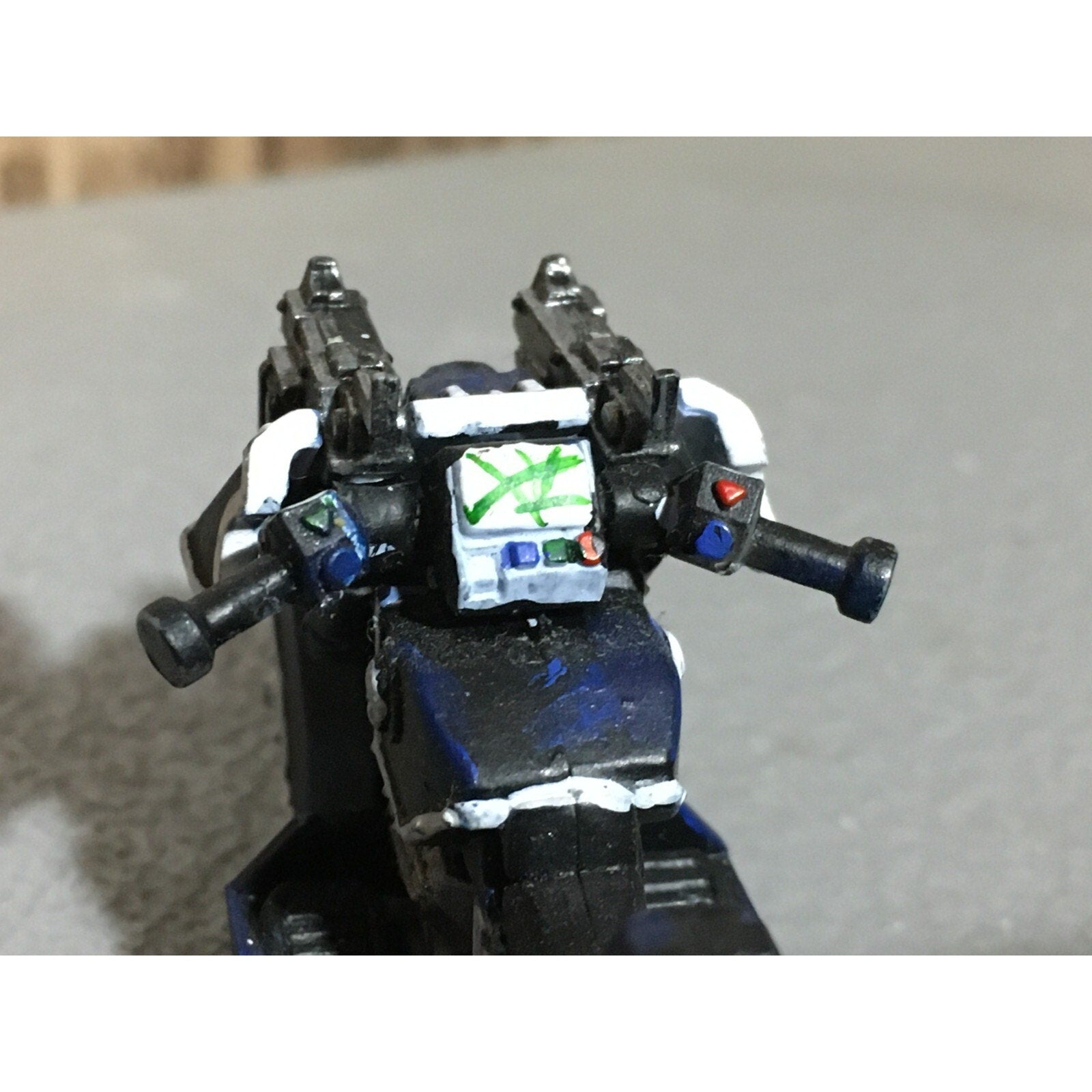 A20736 WARHAMMER 40K METAL SPACE MARINES METAL CAPTAIN ON BIKE OOP BIKER