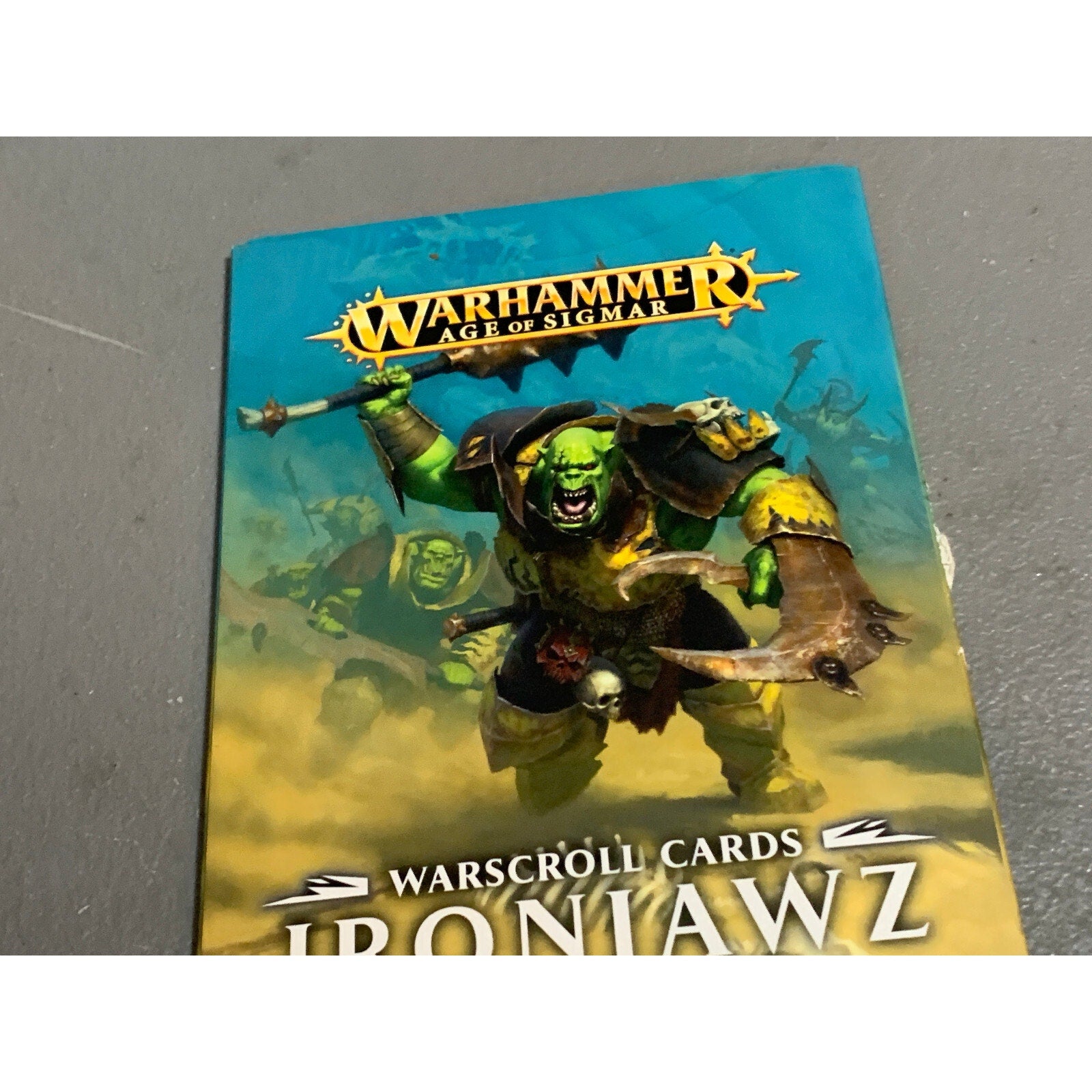 A15633 WARHAMMER AOS GRAND ALLIANCE DESTRUCTION ORRUK TOKENS WARSCROLL CARDS