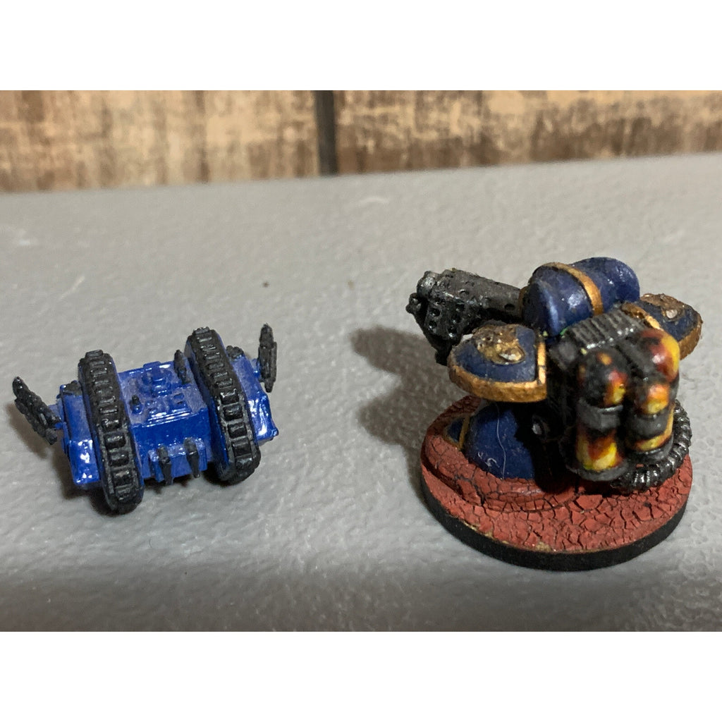 A10843 UNKNOWN TABLETOP WARGAMES DWARF GUNNER ARMORED PAINTED