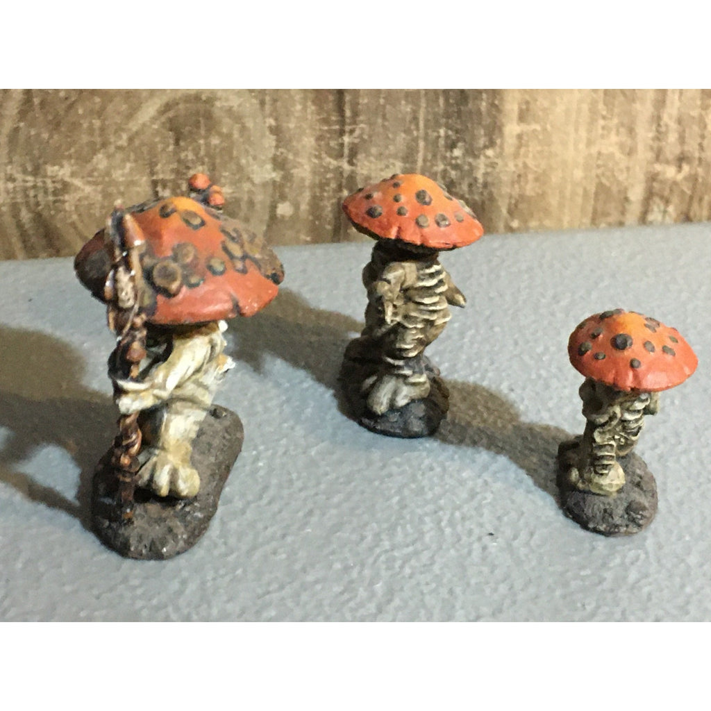 A30877 REAPER MINIATURES DARK HEAVEN MUSHROOM MEN & KING PAINTED MYCONIDS