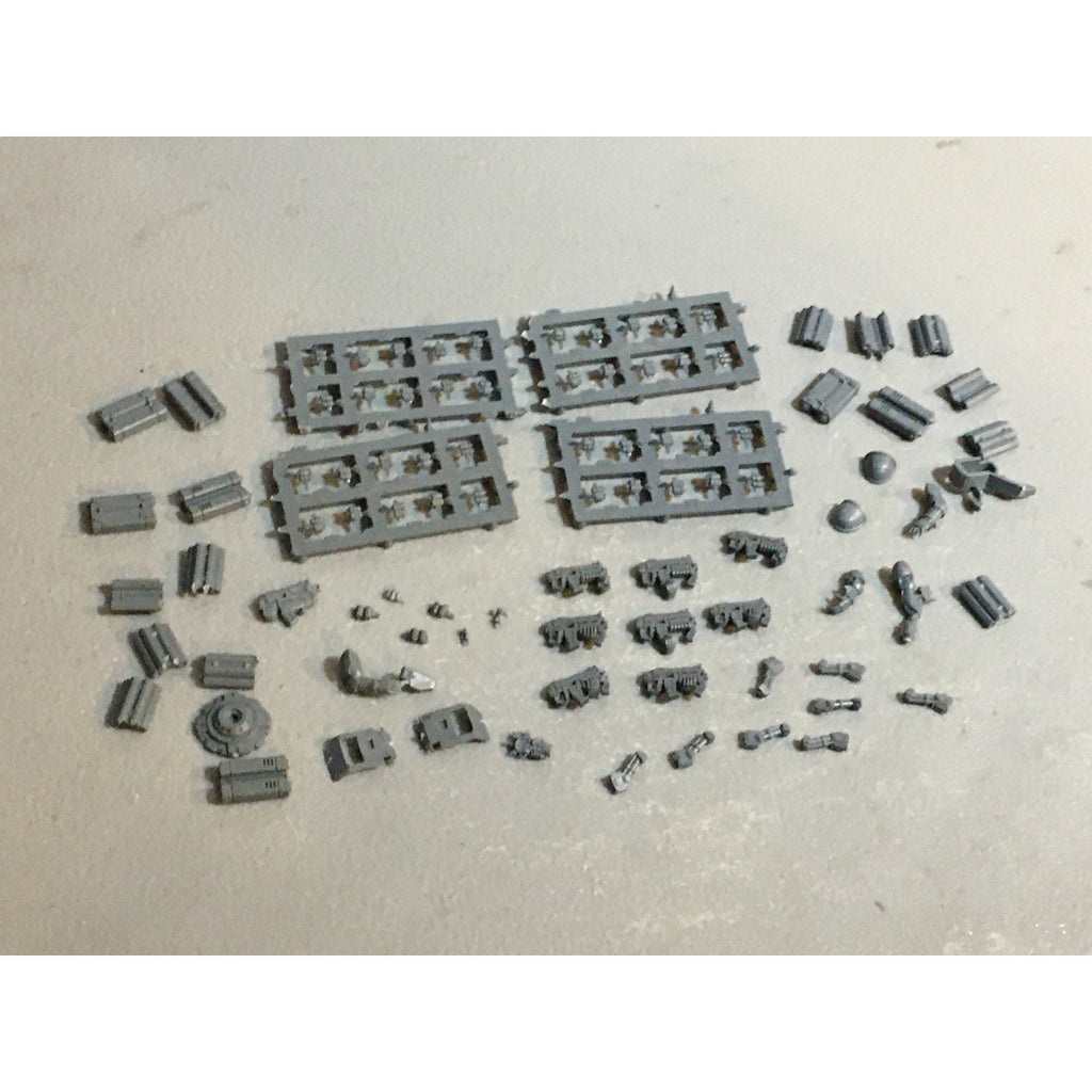 A29490 WARHAMMER 40K SPACE MARINES DARK ANGELS BITS LOT GRENADES BOLTERS GW