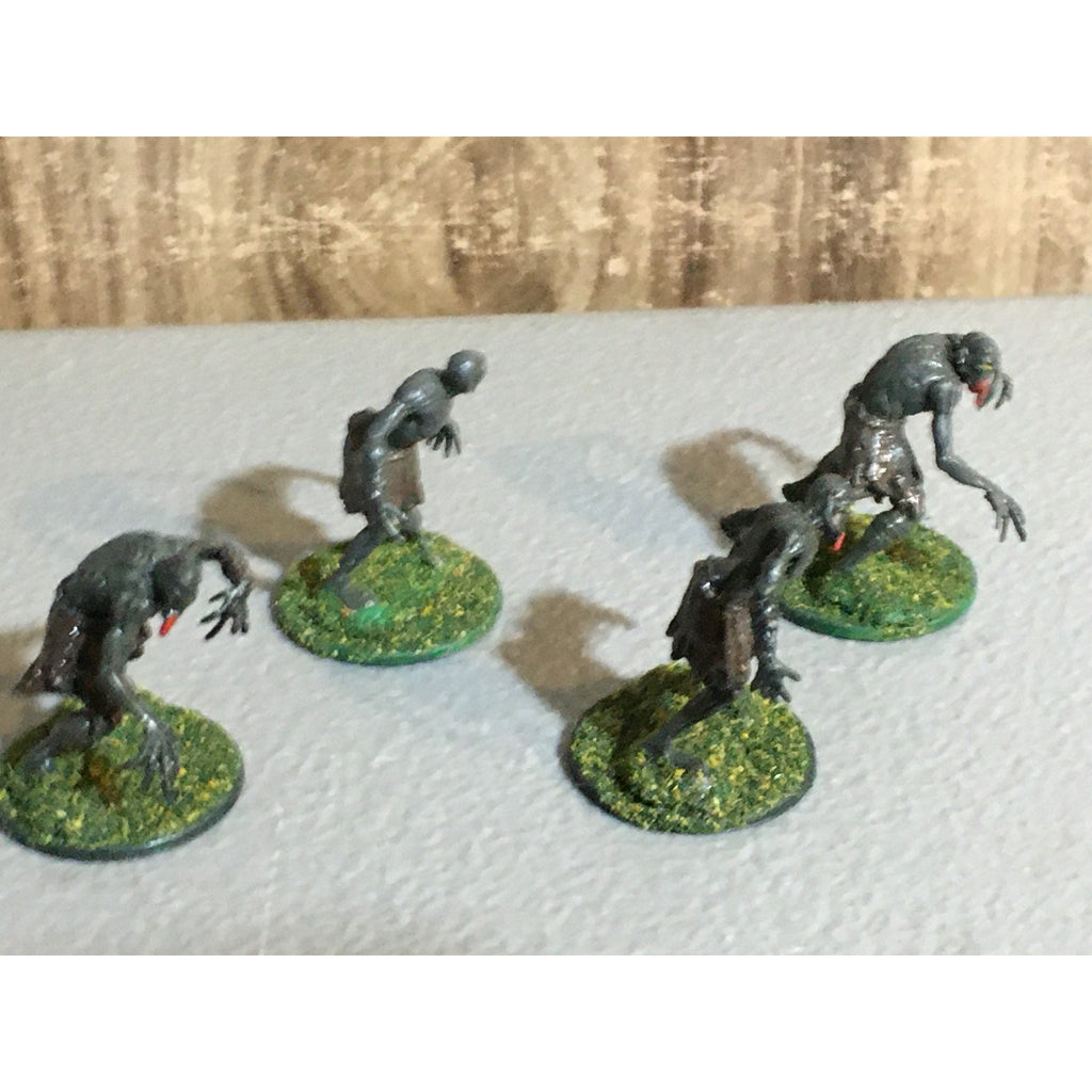 A32500 WIZARDS WIZKIDS PAIZO D&D MINIATURES PLASTIC GHOUL 4 PK PAINT BASE