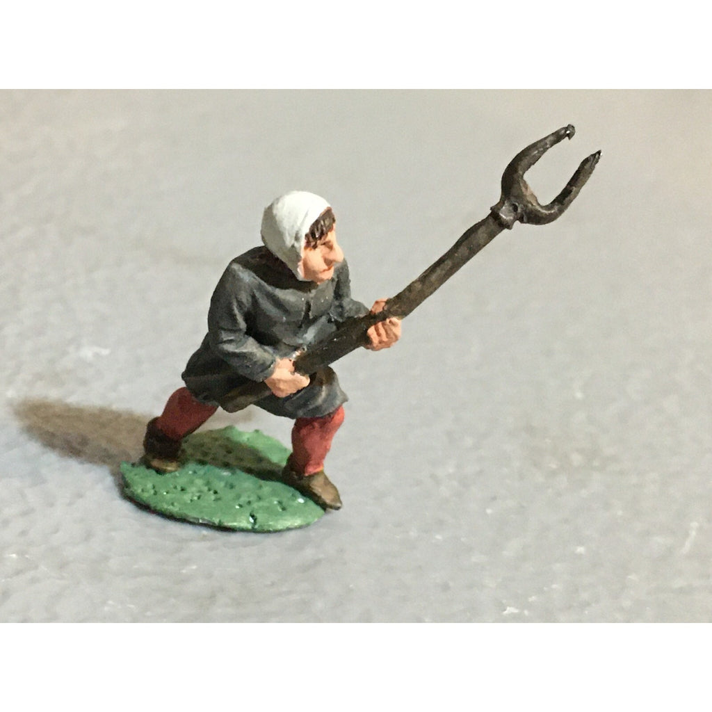 A10129 CITADEL PRE SLOTTA METAL RARE OOP HUMAN FARMERS VILLAGERS 2 PK PAINTED