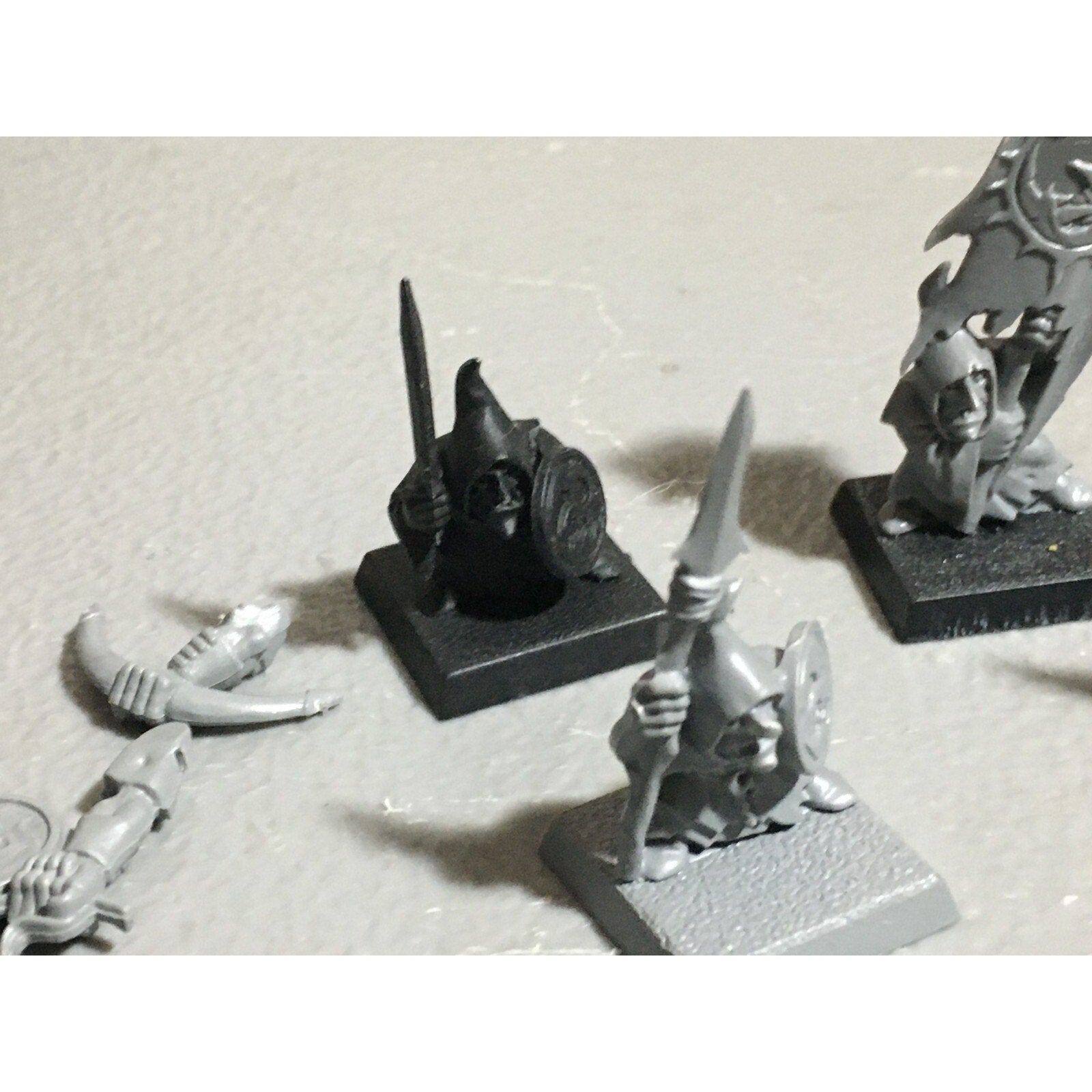 A22618 WARHAMMER FANTASY ORCS & GOBLINS BITS LOT NIGHT GOBLIN MIXED GW