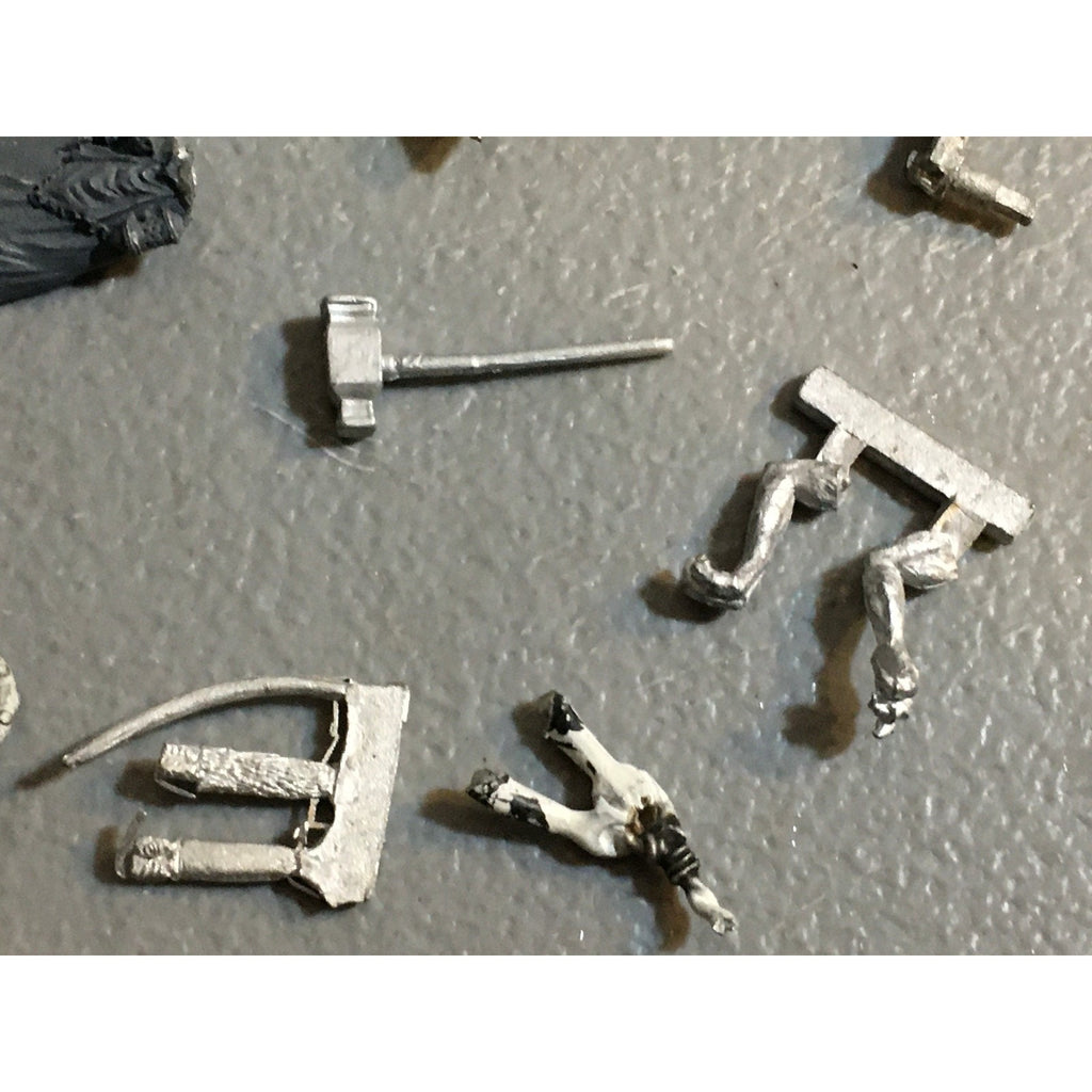 A32540 UNKNOWN MINIATURES ALL METAL BITS & INCOMPLETE LOT FANTASY