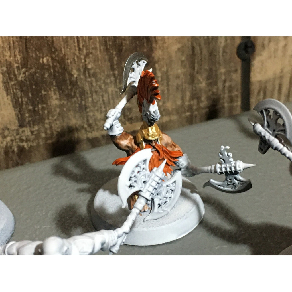 A20180 WARHAMMER FANTASY AOS FYRESLAYERS VULKITE BERZERKERS 10 PK PRIMED