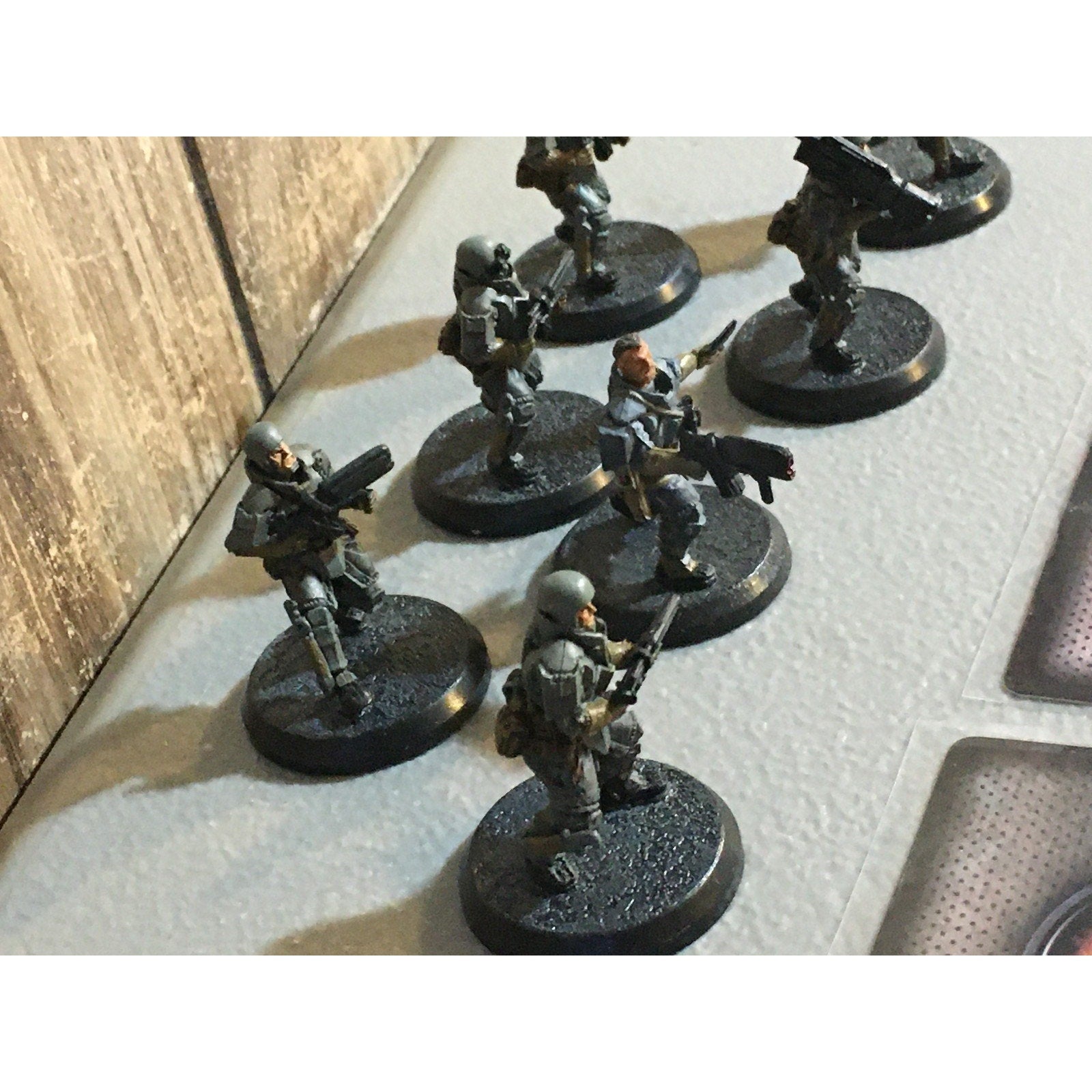 A33529 RACKHAM AT-43 UNA STEEL TROOPERS 7 PK MINIATURES W CARDS