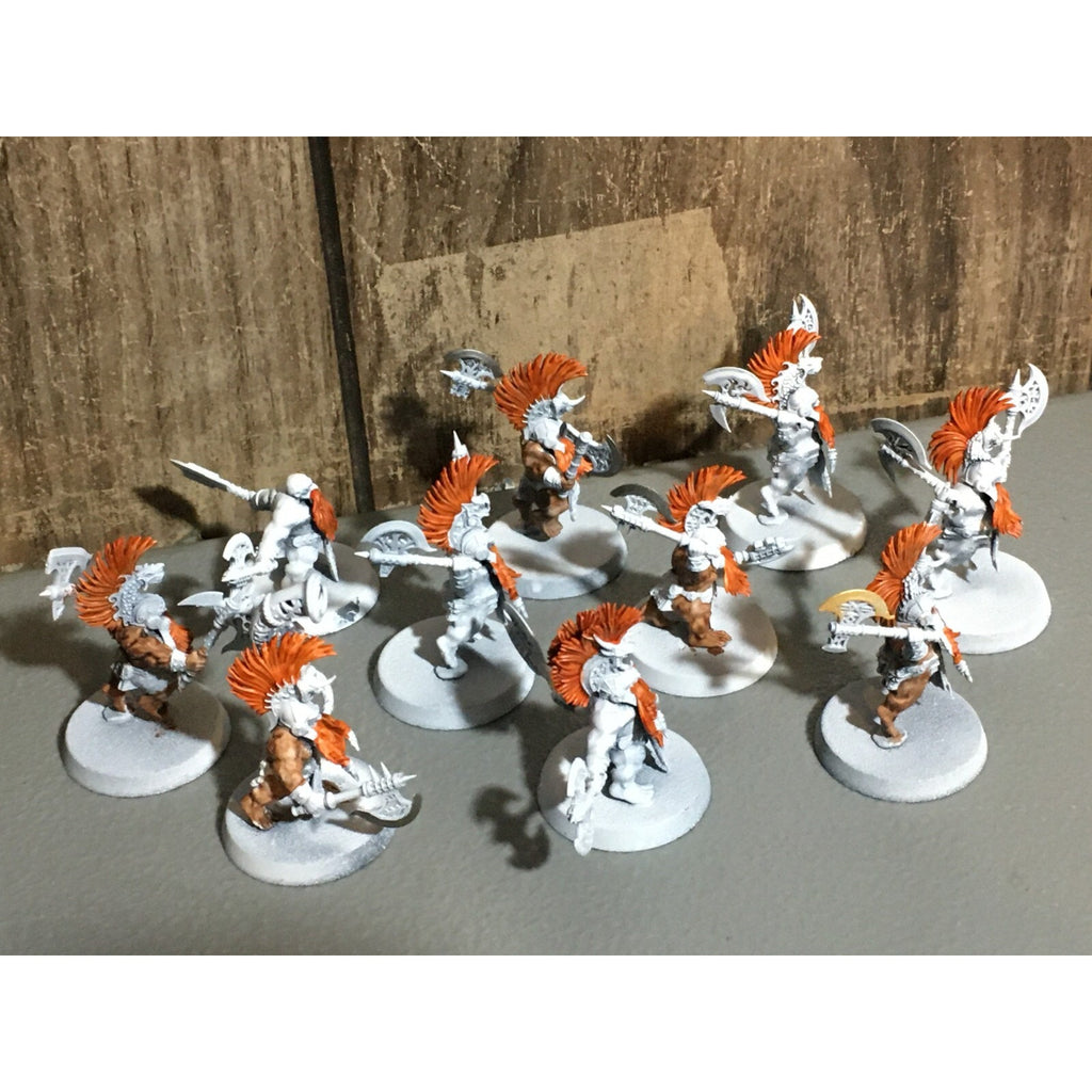 A20181 WARHAMMER FANTASY AOS FYRESLAYERS VULKITE BERZERKERS 10 PK PRIMED