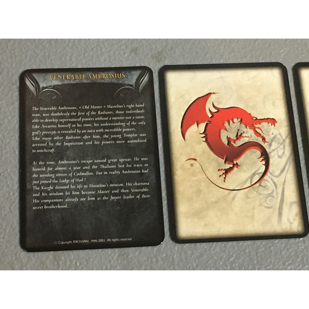 A32710 RACKHAM CONFRONTATION GRIFFINS VENERABLE AMBROSIUS METAL TABLETOP