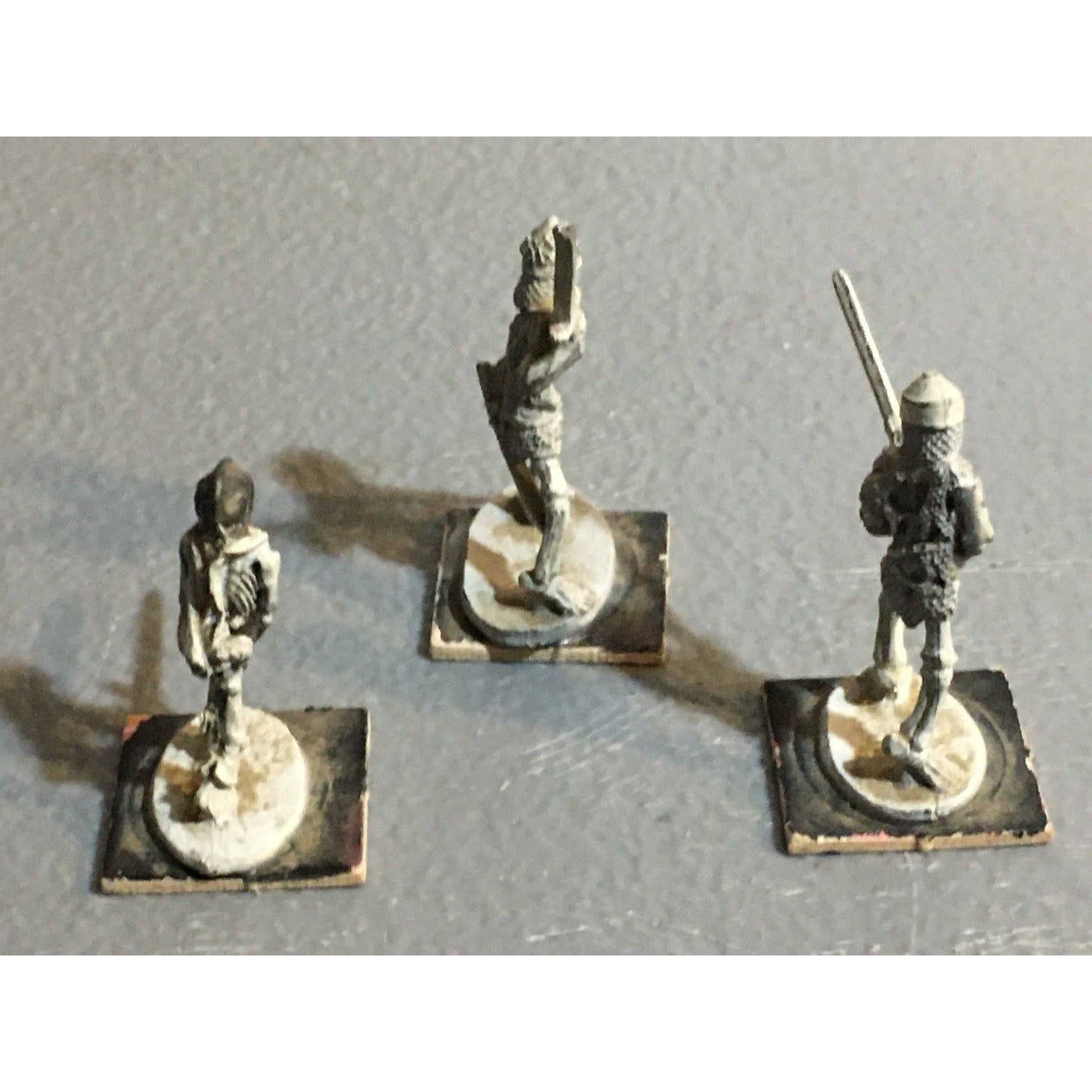 A32383 RAL PARTHA METAL MINIATURES SKELETON WARRIOR KNIGHT 3 PK TABLETOP WAR