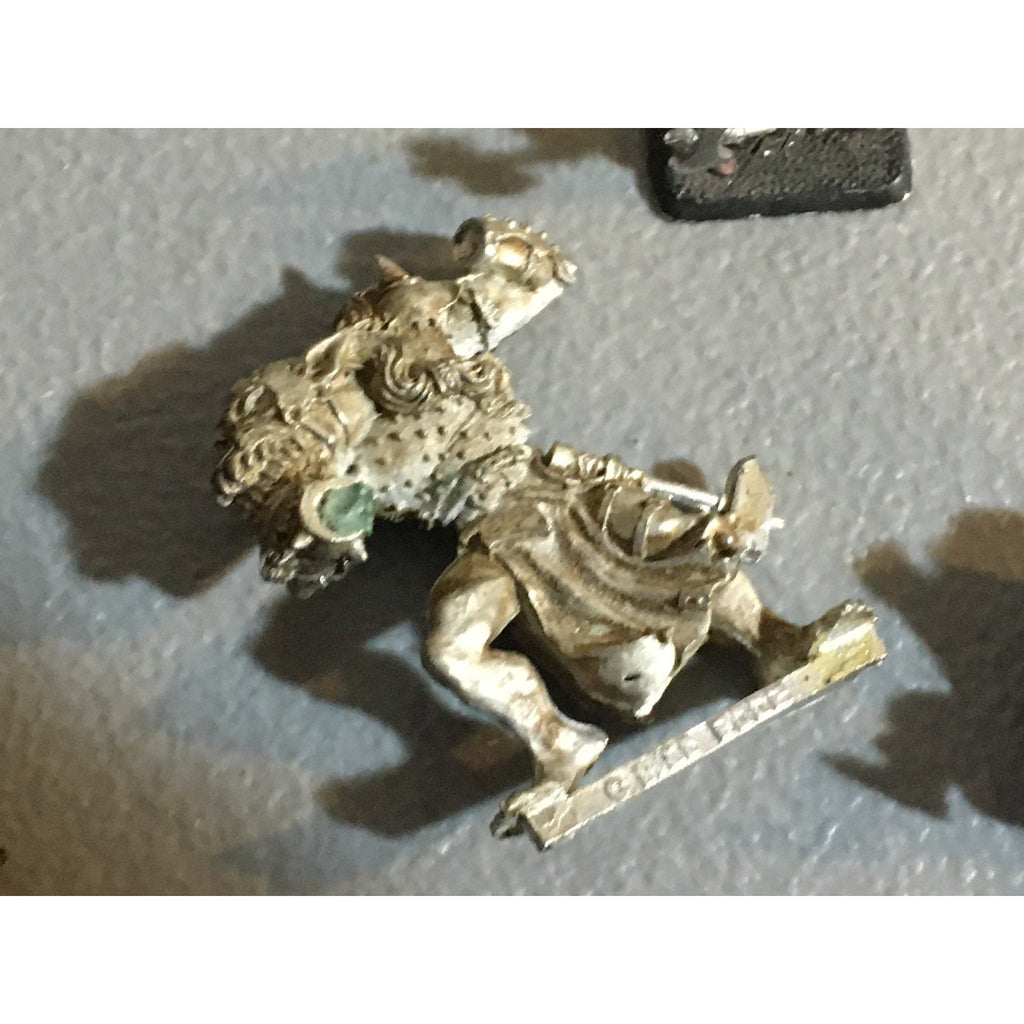 A32530 UNKNOWN METAL MINIATURES INCOMPLETE LOT WARRIOR ELF OGRE ORC DWARF