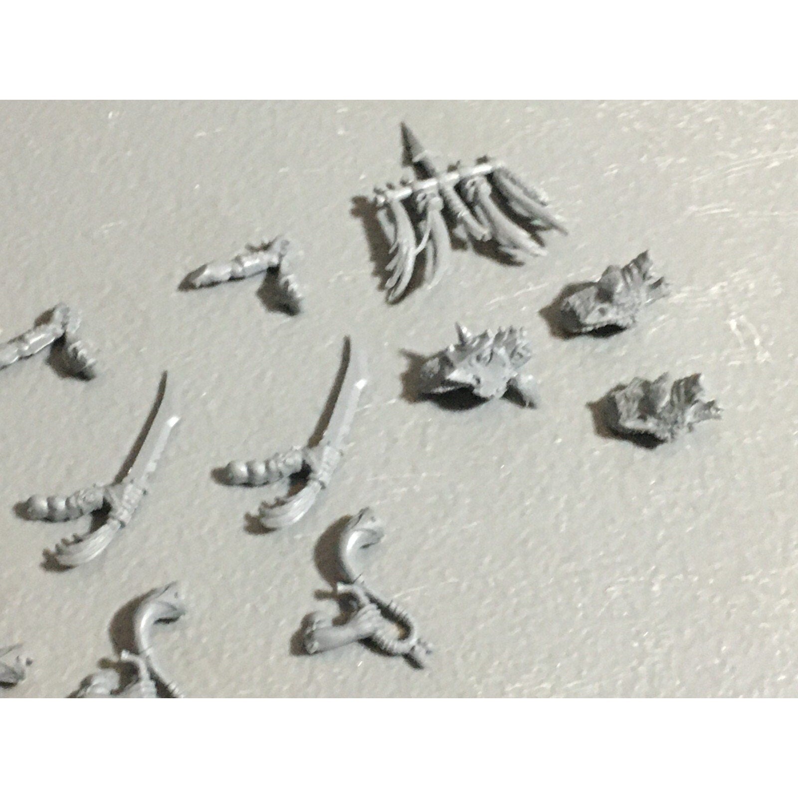 A22629 WARHAMMER FANTASY ORCS & GOBLINS BITS LOT GOBLIN WOLF RIDER ARMS GW