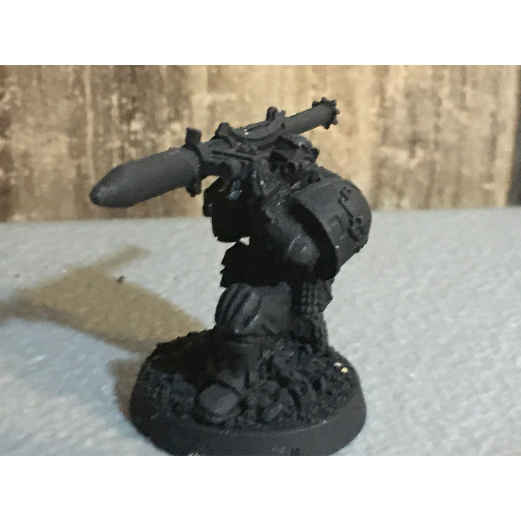 A33821 WARHAMMER 40K SPACE MARINES METAL SCOUT MISSILE LAUNCHER GW