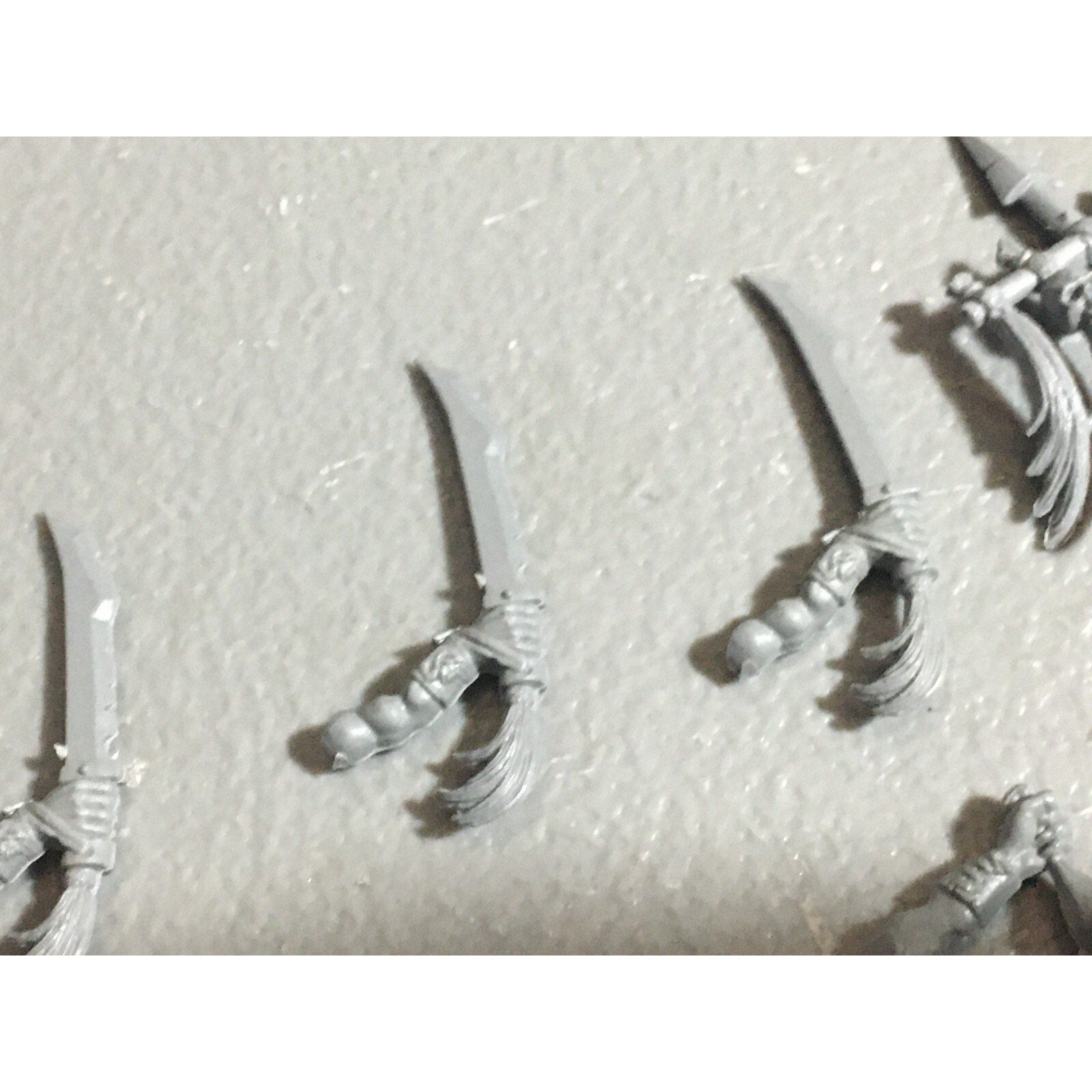 A22631 WARHAMMER FANTASY ORCS & GOBLINS BITS LOT GOBLIN WOLF RIDER ARMS GW