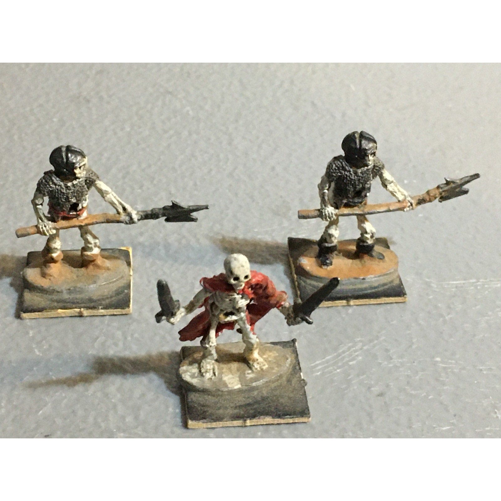 A32380 RAL PARTHA METAL MINIATURES SKELETON WARRIOR 3 PK TABLETOP WAR GAMES
